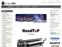 Tablet Screenshot of hitecink.com
